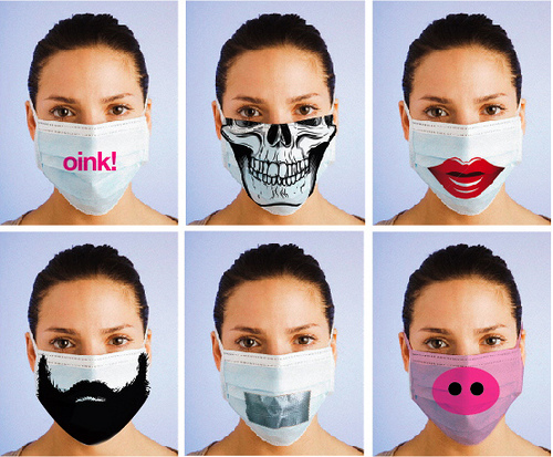 Masques funky pour lutter contre l'épidémie !
